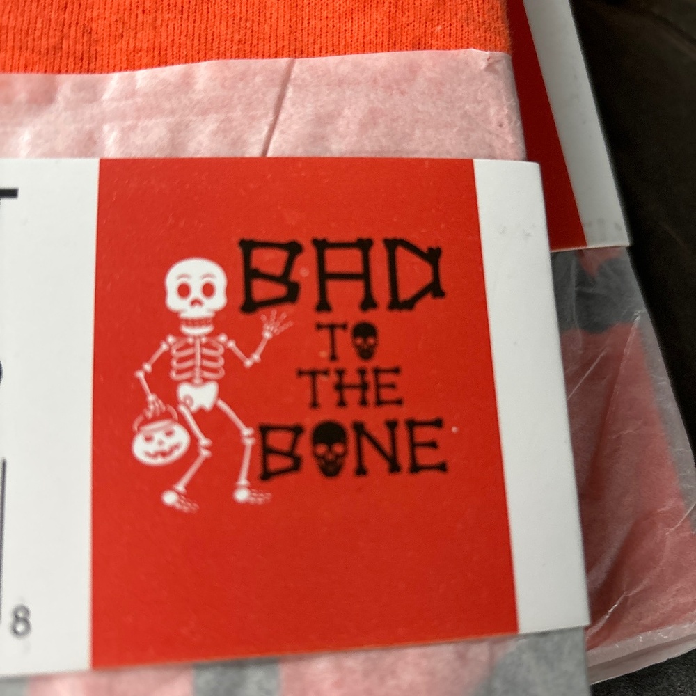 Bad to the Bones Halloween T-shirt